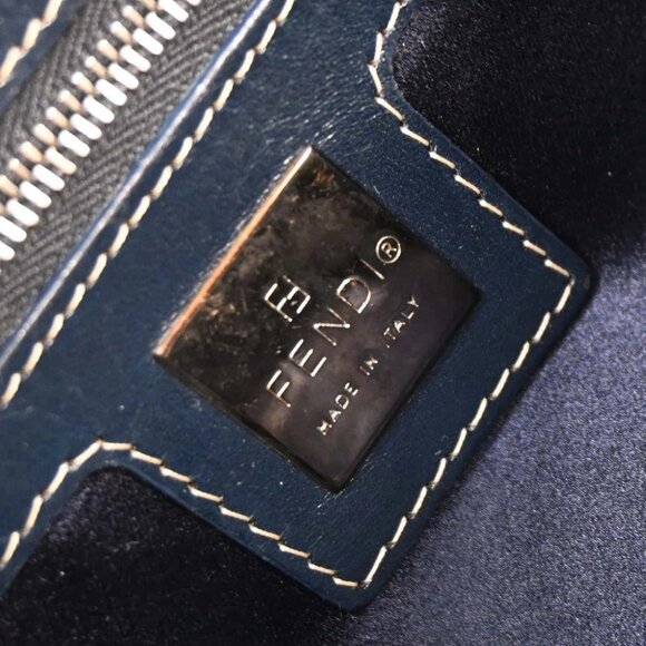 Fendi Gray Zucchino Baguette Handbag 2321- - Picture 9 of 10